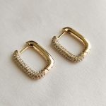 CUBES EARRINGS (Golden) - Image 3