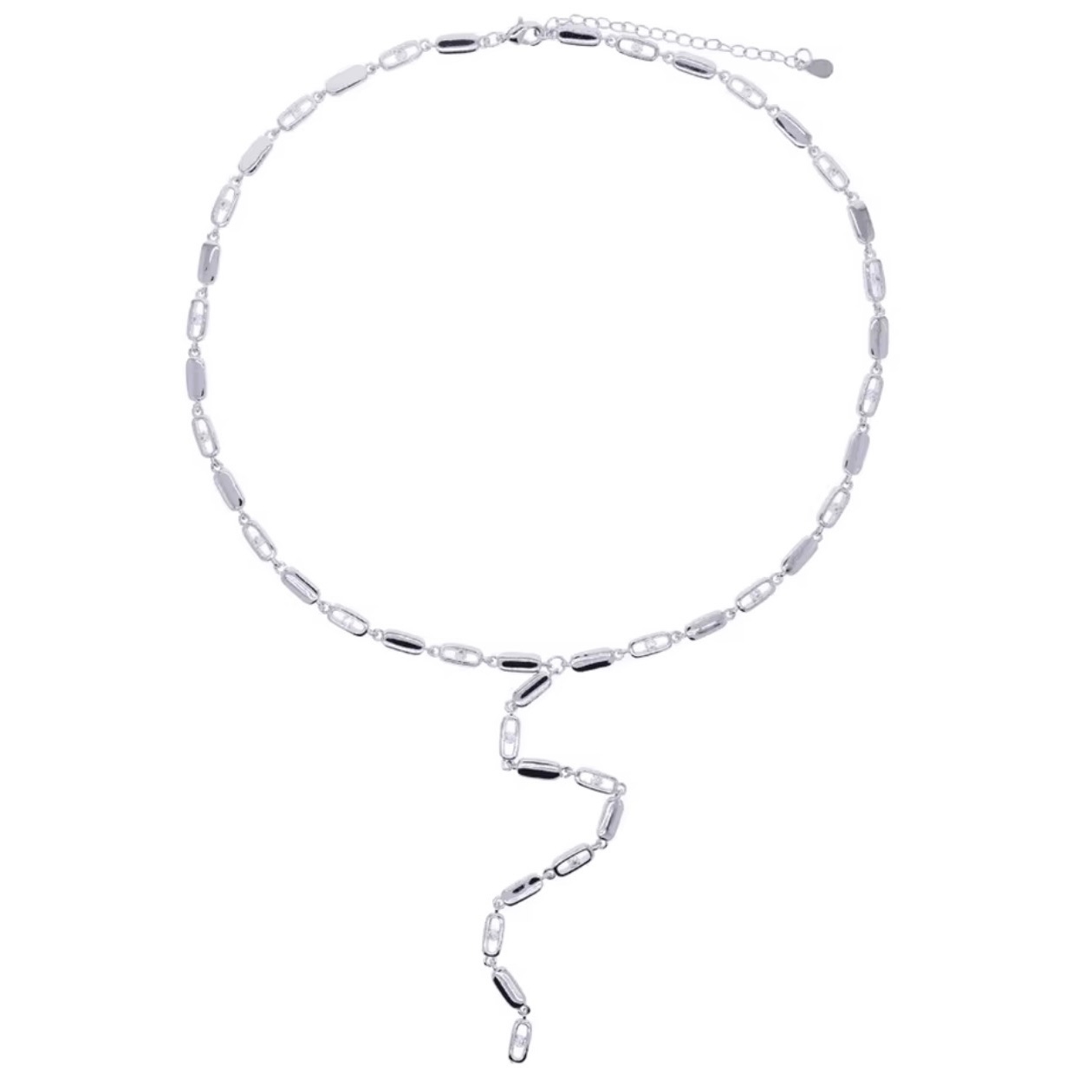 28289CB7-2377-405F-BAD1-BF026588E077 SAMARA Y NECKLACE (Silver) - Image 1