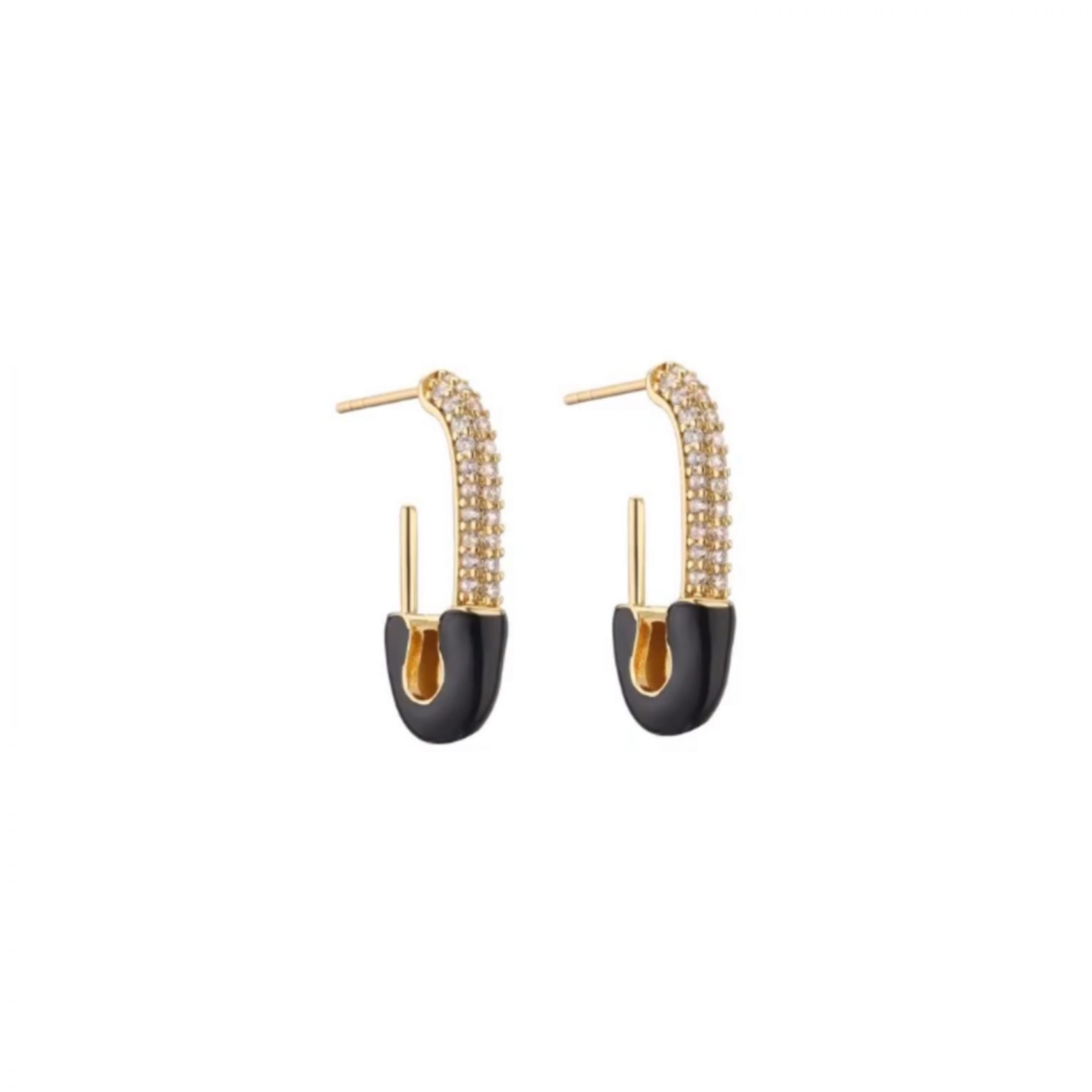 IMG_3478 SAFETY PIN EARRINGS - Image 1