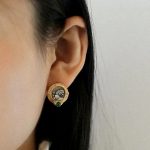 GREEN ATHENA EARRINGS - Image 2