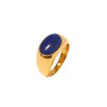 LAPIS CHUNKY RING