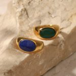 LAPIS CHUNKY RING - Image 4