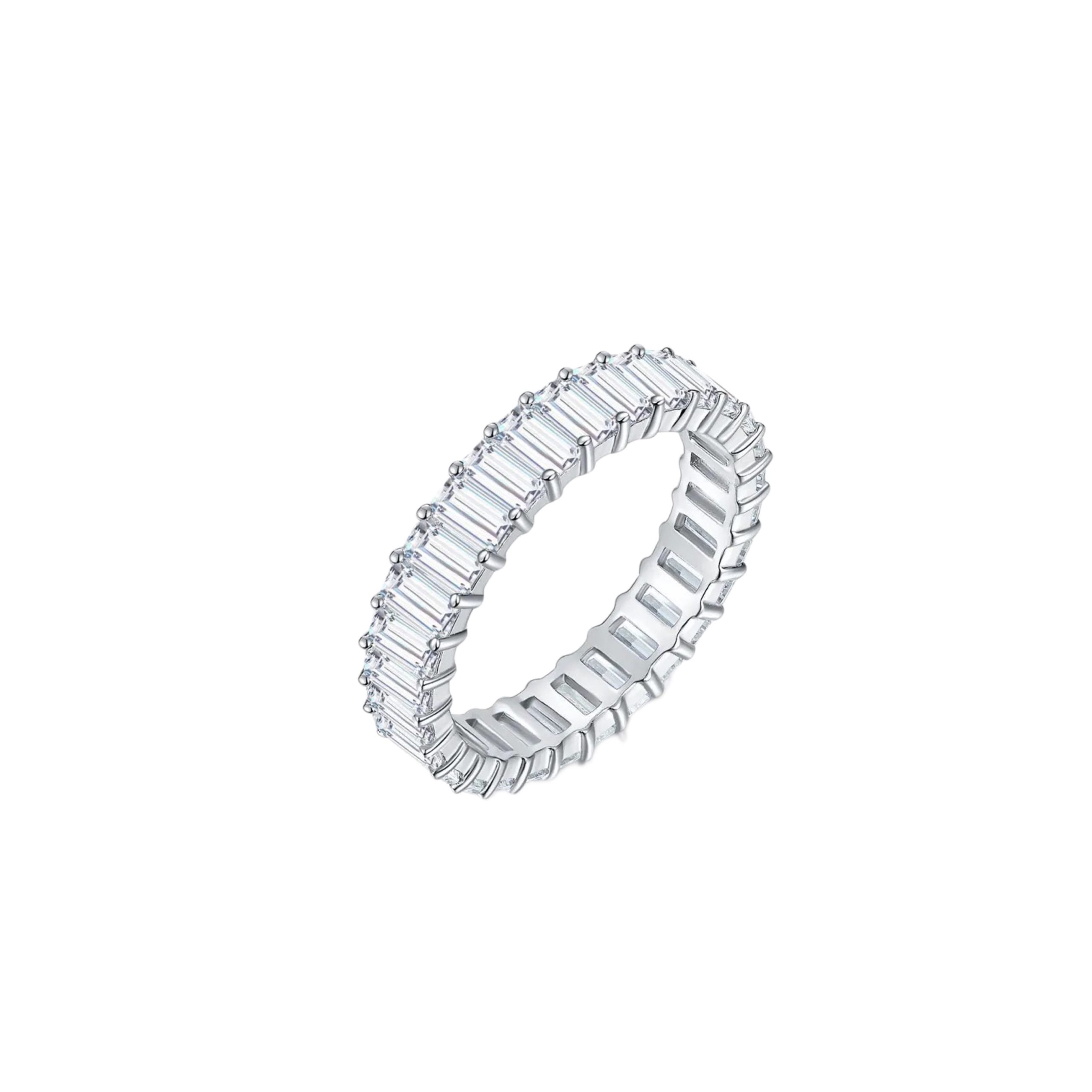 2E5DC9E6-A6C8-421E-8815-701B6F736D73 BAGUETTE BAND RING - Image 1