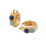 BLUE GEM HOOPS