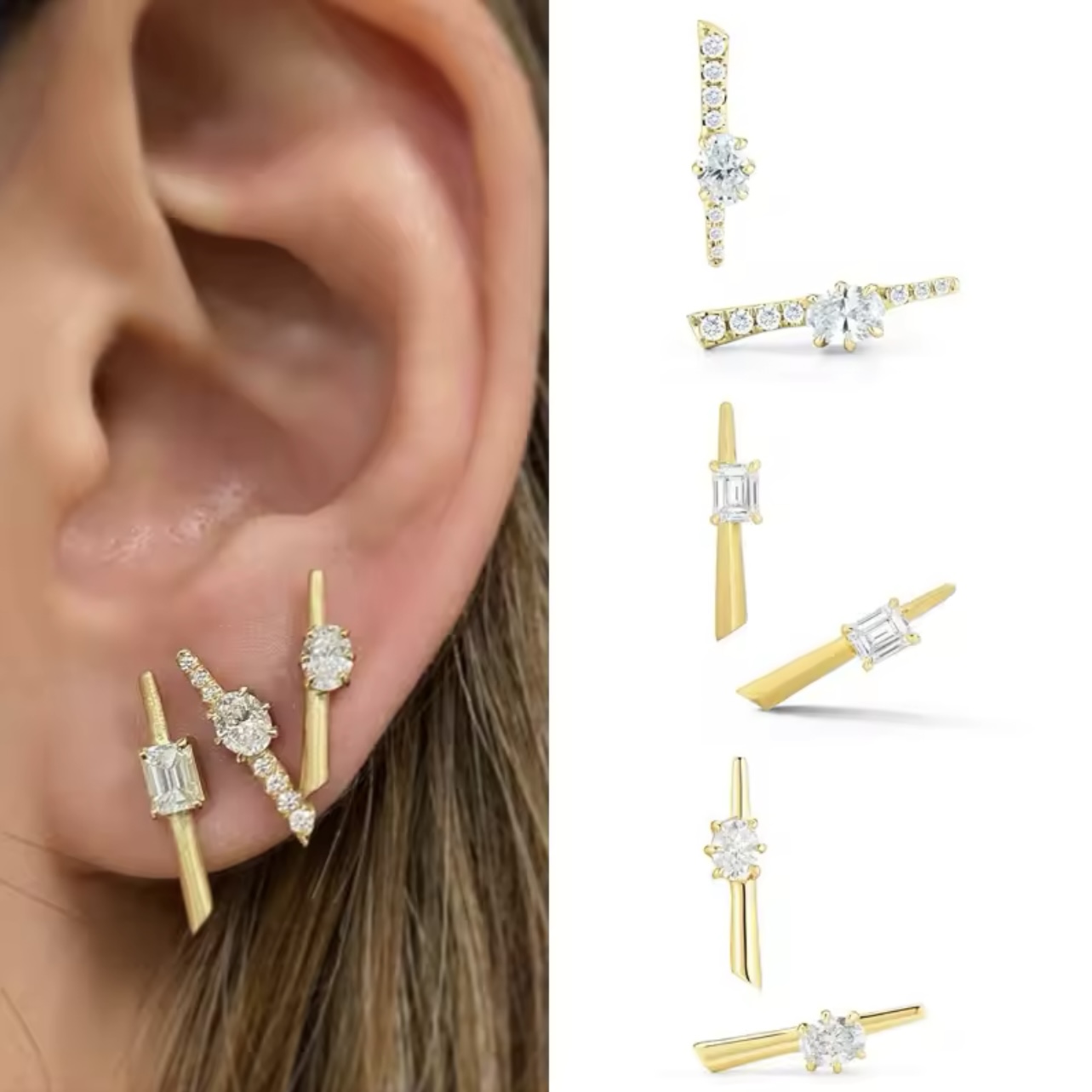IMG_9705 SPIKE EARRINGS - Image 1