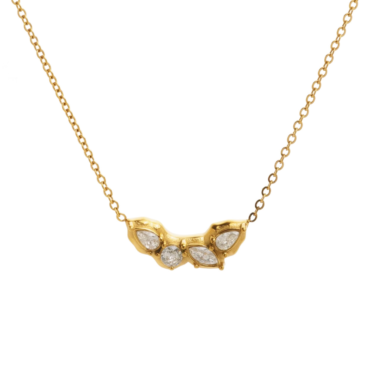 9090B91D-E6FD-4CD9-8555-FD695DFEF12D FOUR LEAF NECKLACE - Image 1