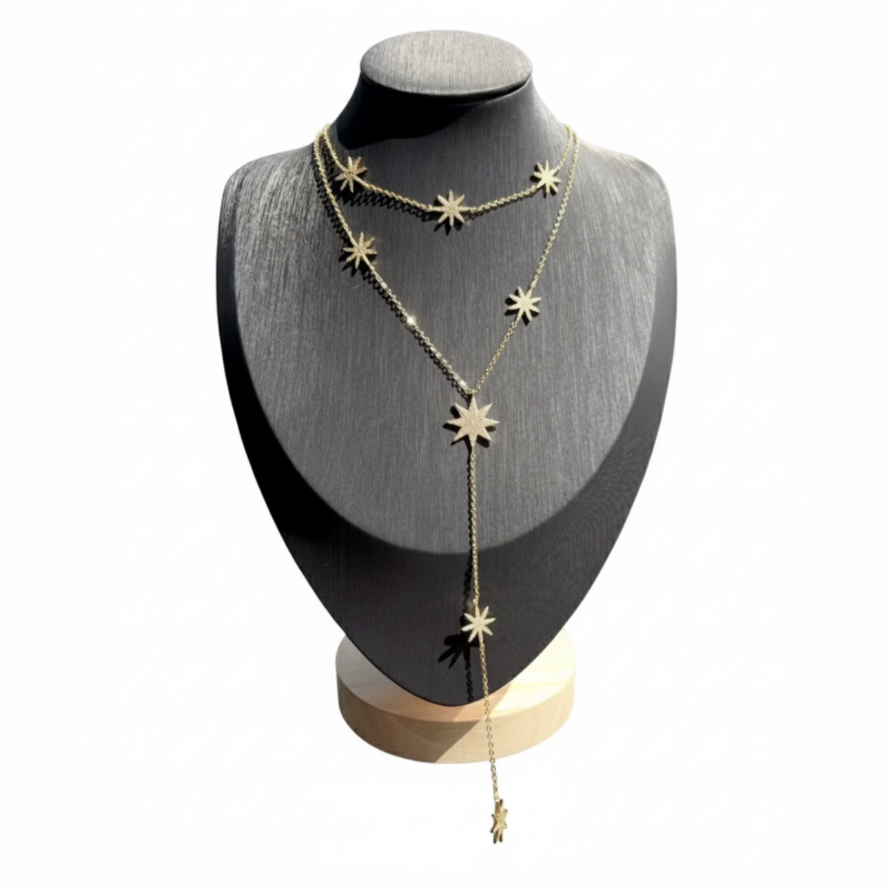 6AEDA001-436C-4633-BC8E-FF1F41511CC2 STARS NECKLACES SET - Image 1