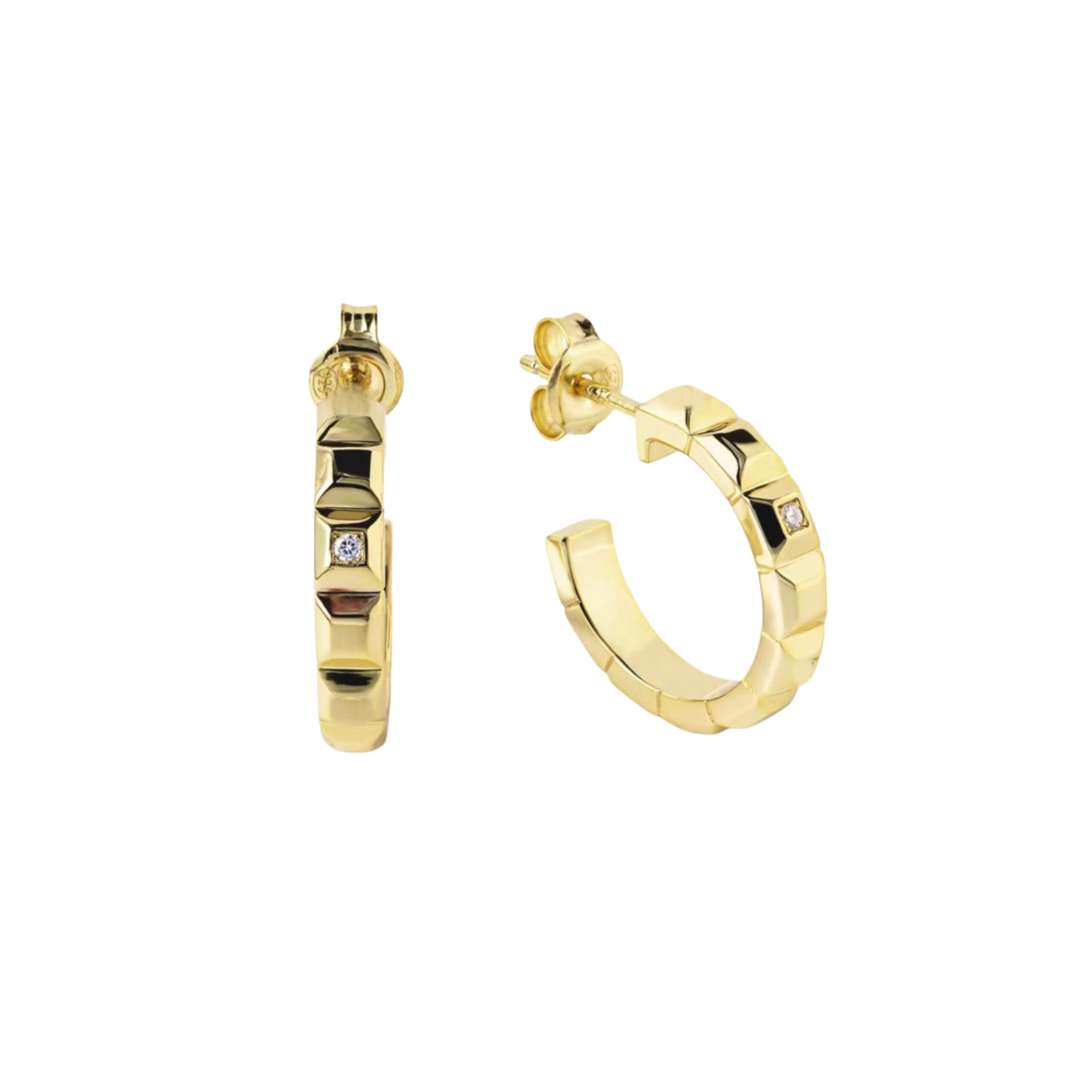 2D4E4B92-86D2-4F2B-82E1-30870DC8ED01 CUBE HOOPS (Golden) - Image 1
