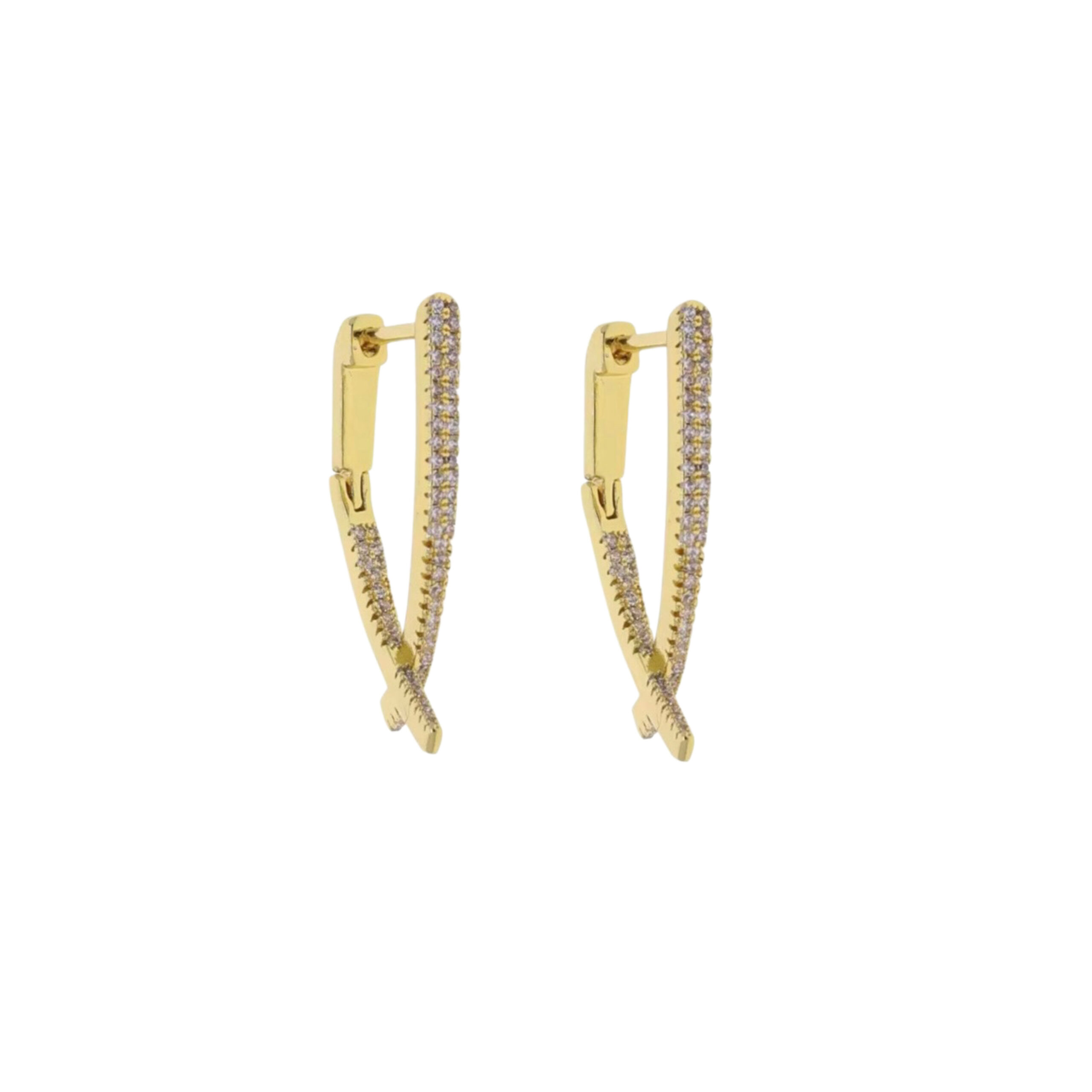 80AD291D-5070-4184-BD87-0B8660F4DFF1 TWIST EARRINGS - Image 1
